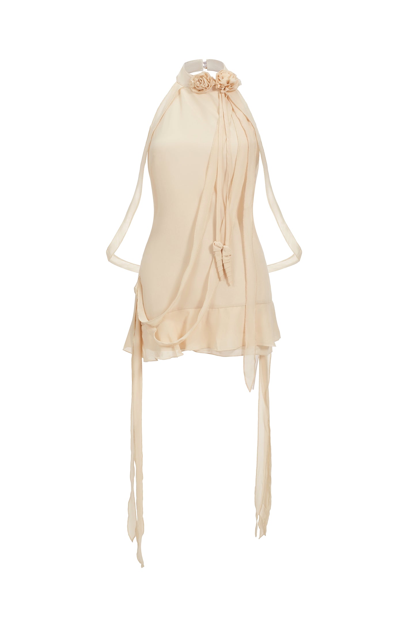 Halter Mini Dress Flaly