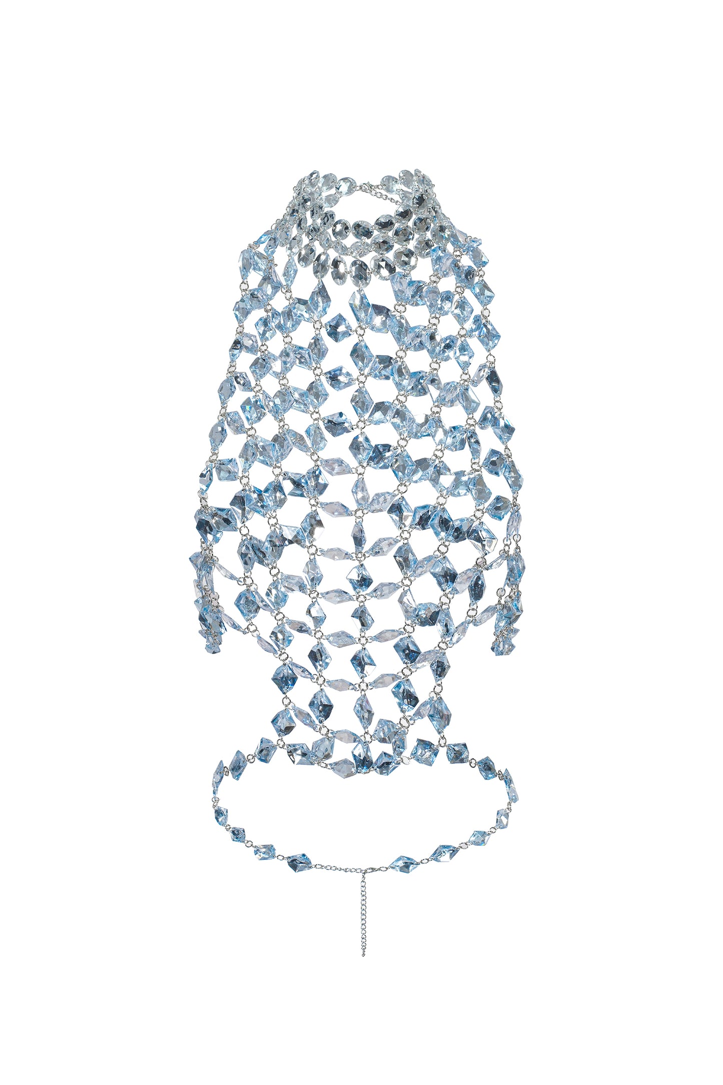Top Halter Jacova com Aplicações de Diamante