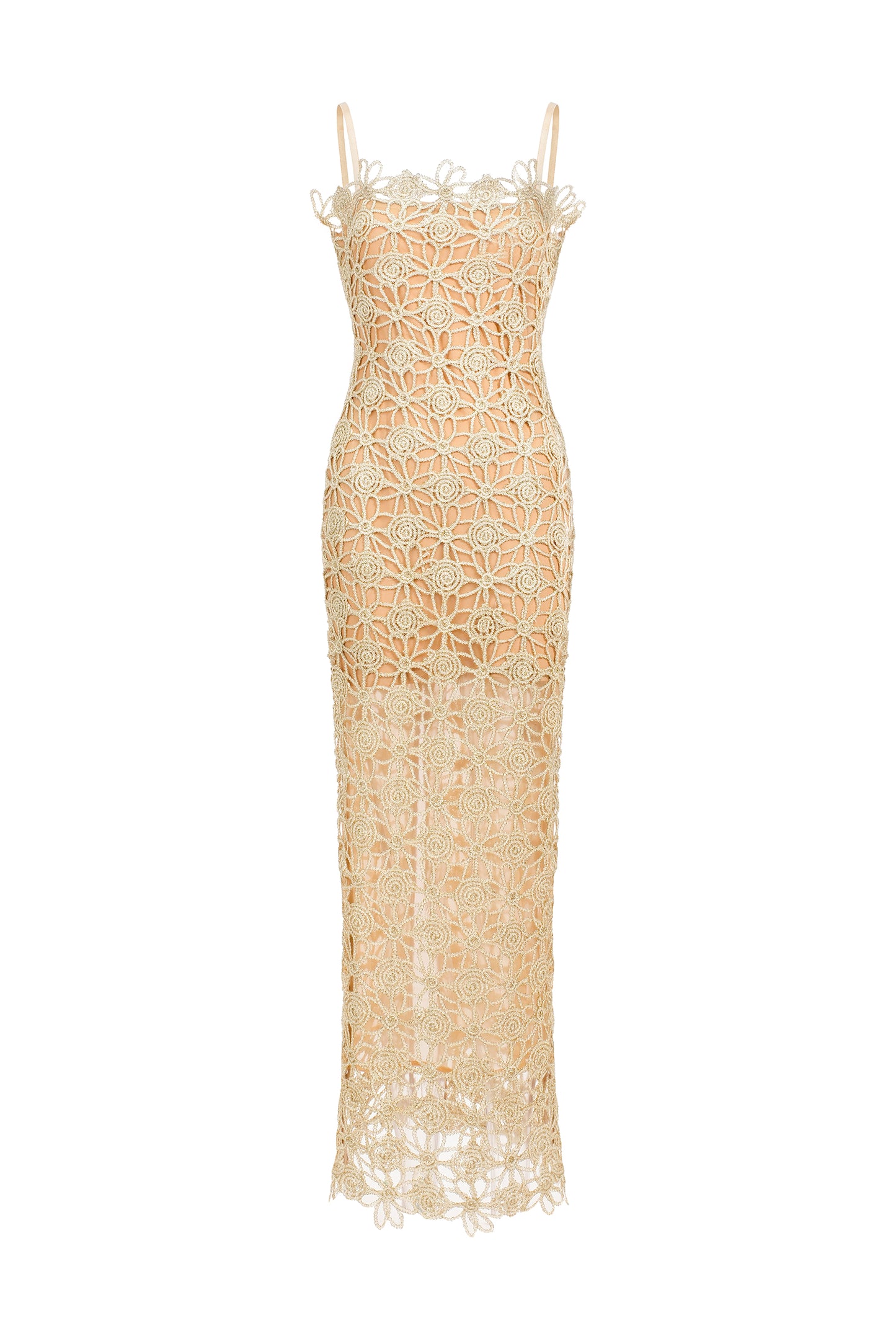 Vestido Midi Lelia sem Mangas com Recortes