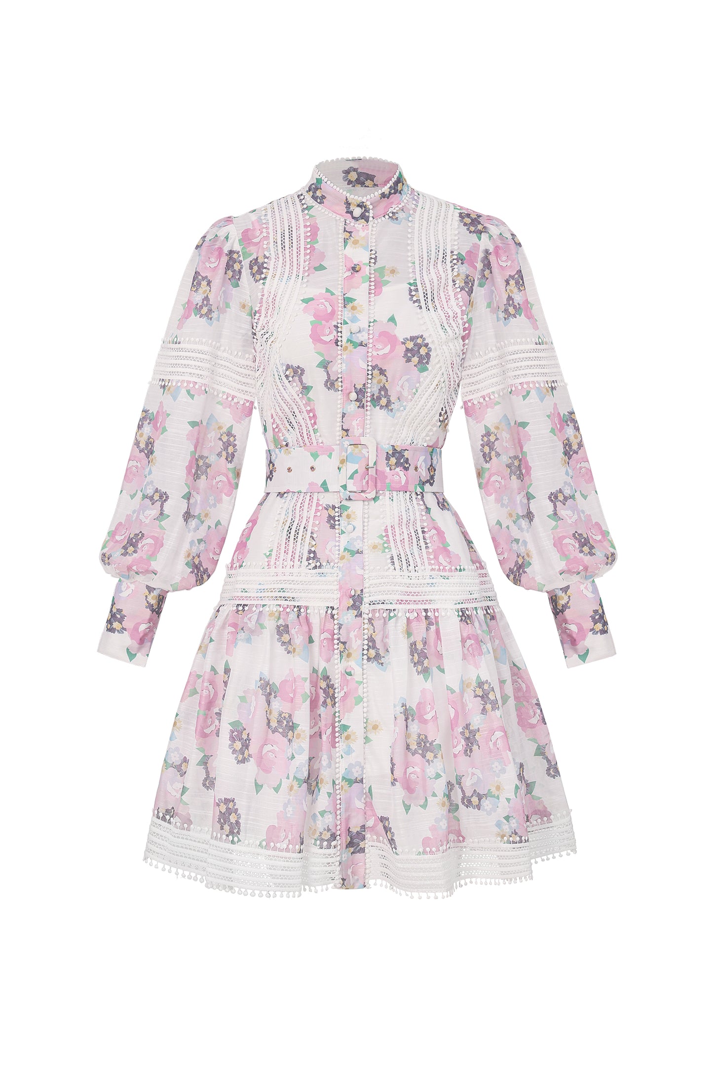 Vestido Myrna com Detalhes em Renda