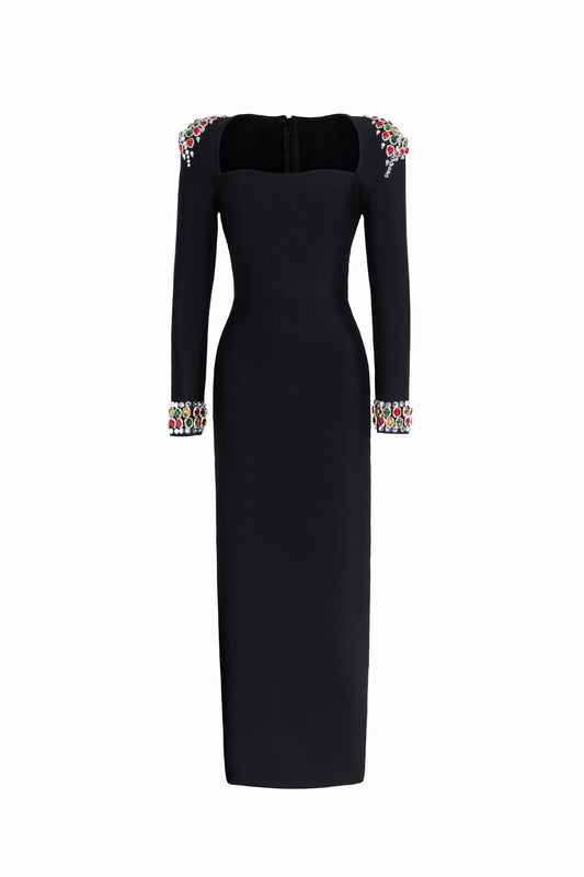 Bandage Midi Niaca com Strass
