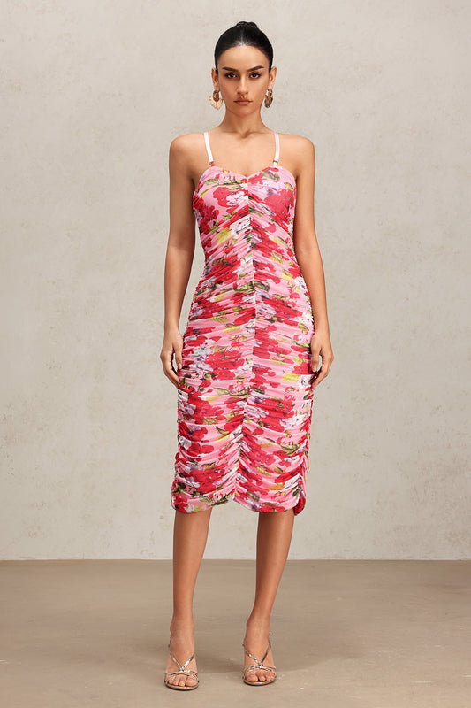 Halter Midi Mishell com Estampa Floral