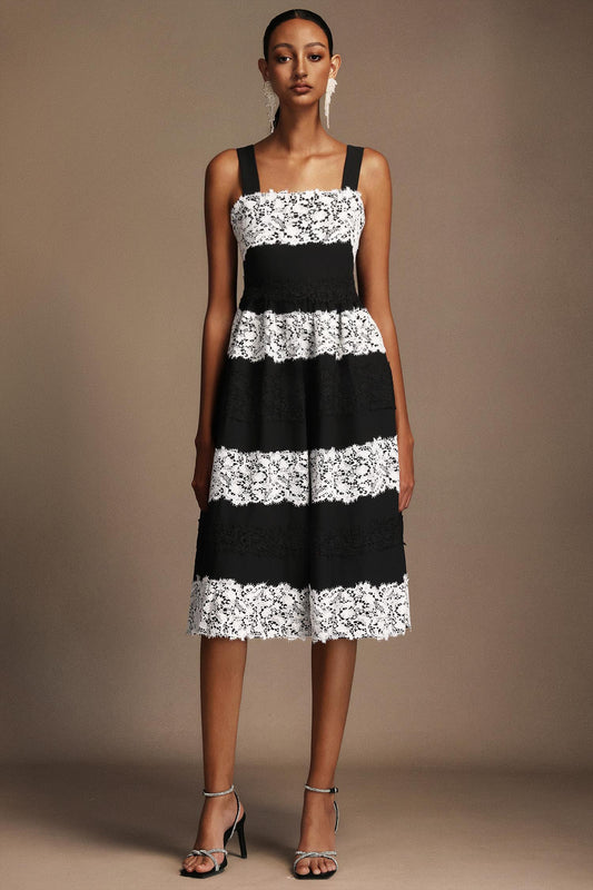 Vestido Midi Halter Nettie em Renda