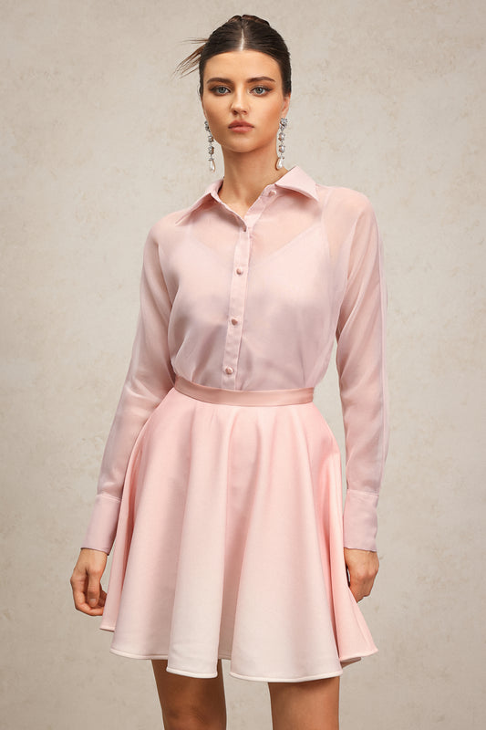Two-Piece Lestie com Gola e Manga Longa