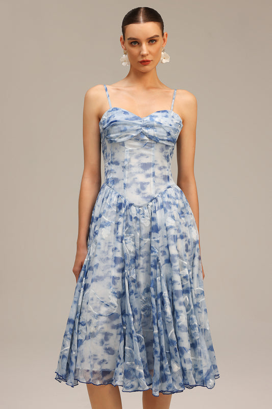Halter Midi Lesa com Floral Impresso