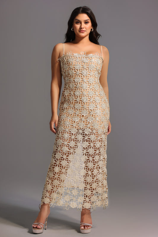 Midi Dress Lelia com Recortes