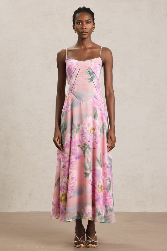 Halter Maxi Gwen com Floral Impresso