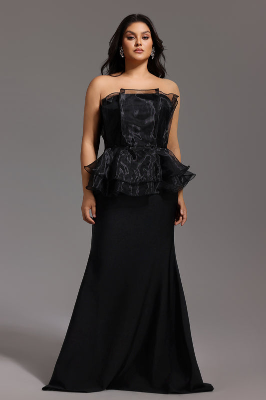 Vestido Maxi Oria Sem Mangas com Cauda
