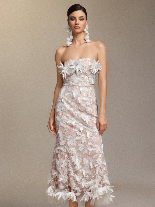 Vestido Kater Maxi em Renda Floral