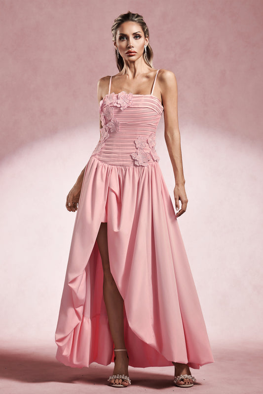 Vestido Maxi Pippa sem Mangas com Flores
