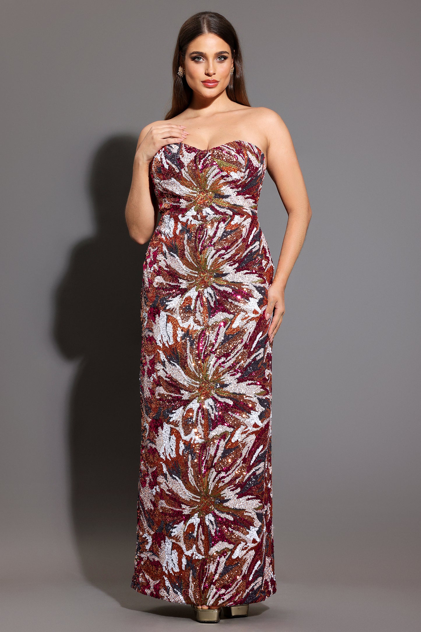 Maxi Dress Locia com Paetês