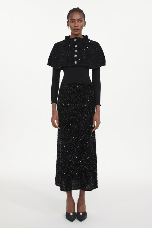 Conjunto Três Peças Winmy Elegante com Paetês