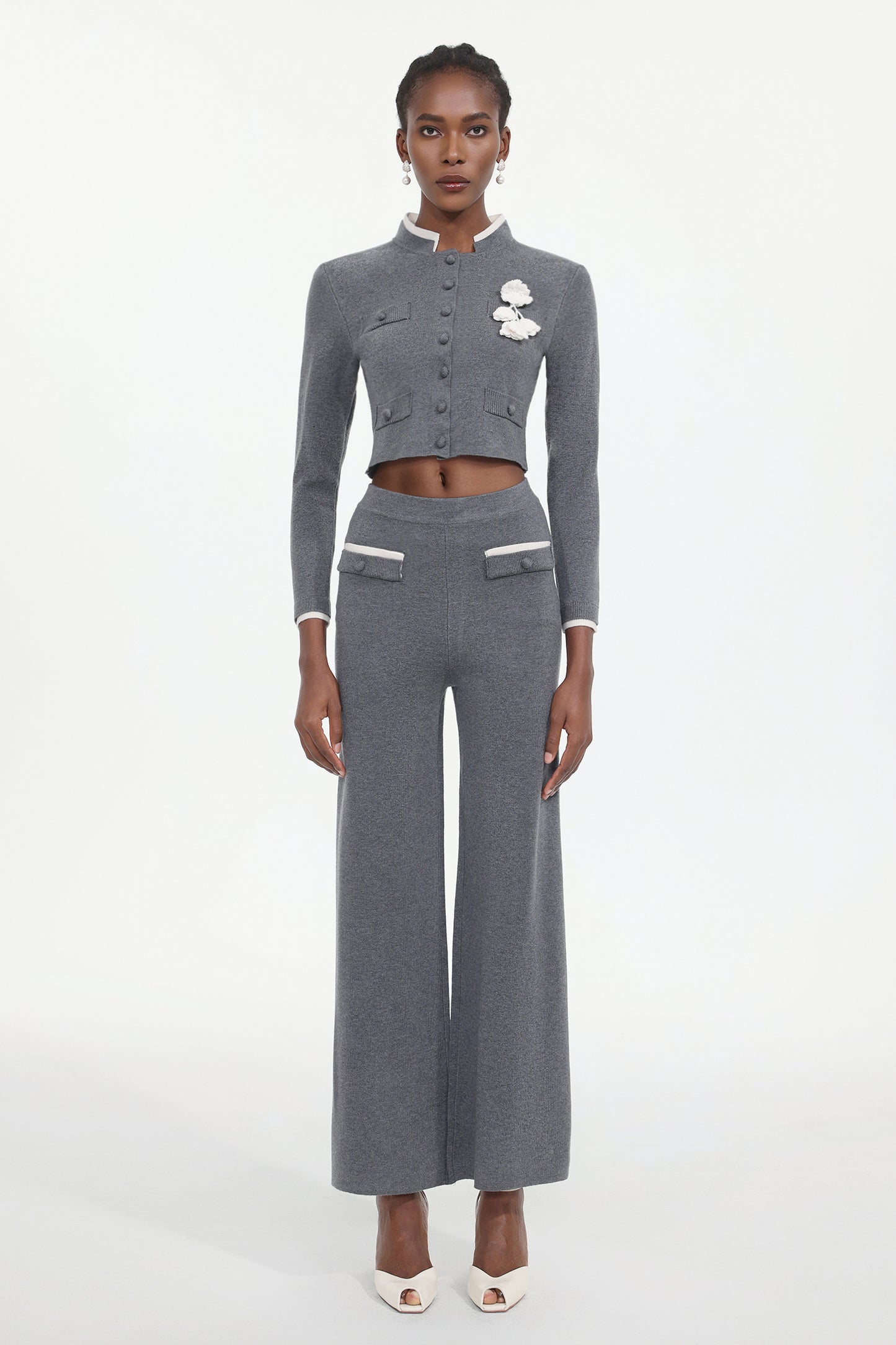 Conjunto Dois Peças Tureal Elegante com Top e Calça