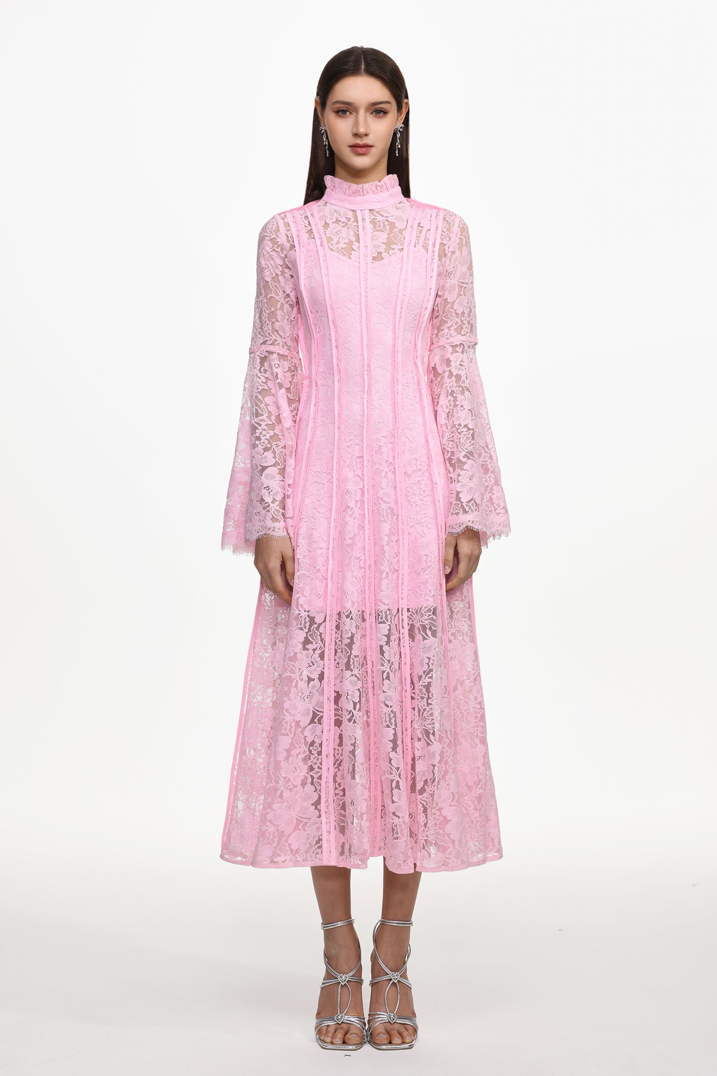 Vestido Maxi Karsten Resort com Renda
