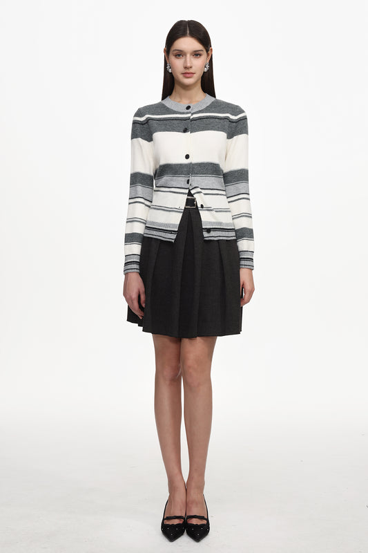 Conjunto Hermione: Top e Saia em Tricô