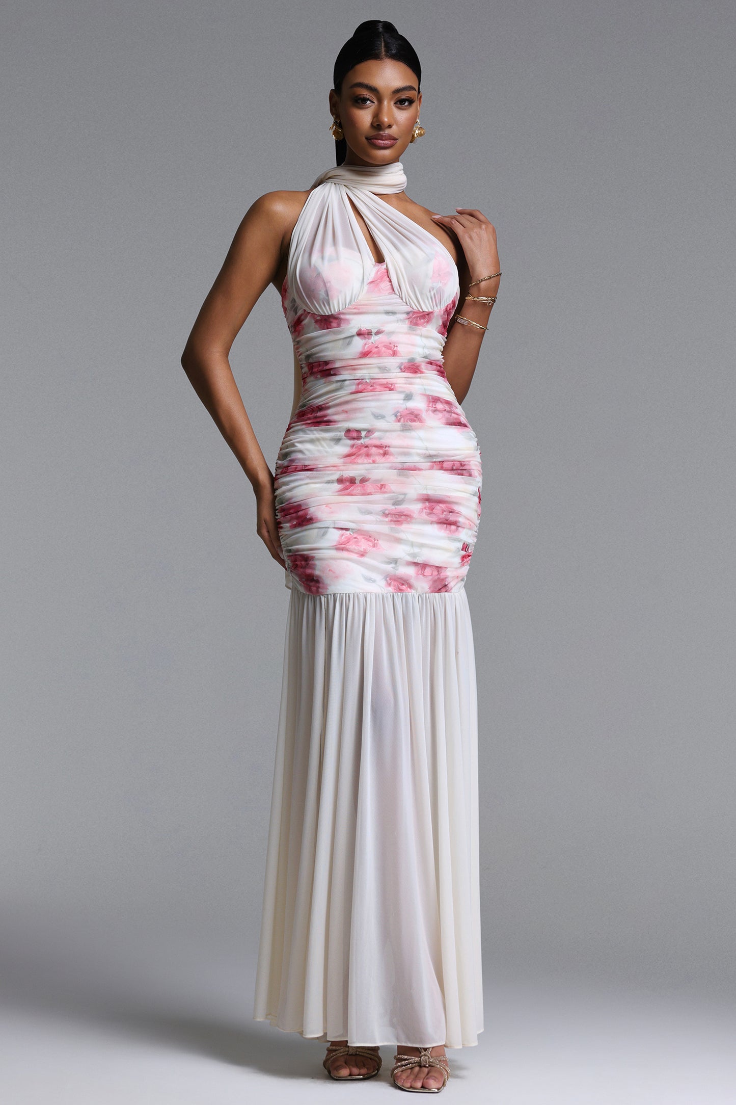 Maxi Dress Margarete com Estampa Floral