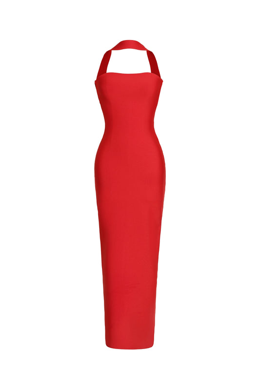 Vestido Midi Rosee Bandage sem Mangas