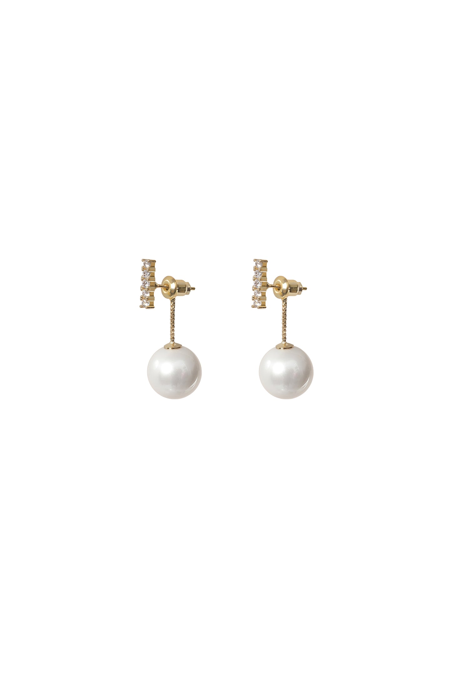 Brincos Mini Talia Diamond Pearl