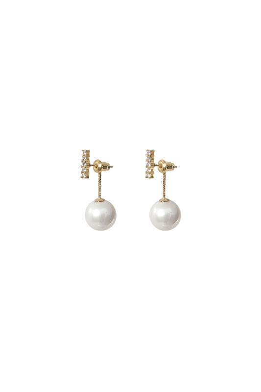 Brincos Mini Talia Diamond Pearl