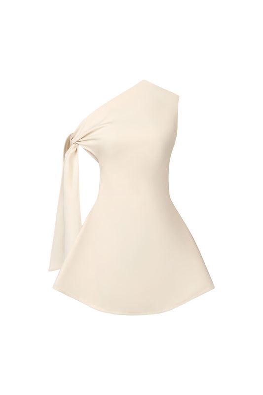 Vestido Mini Retale Um Ombro