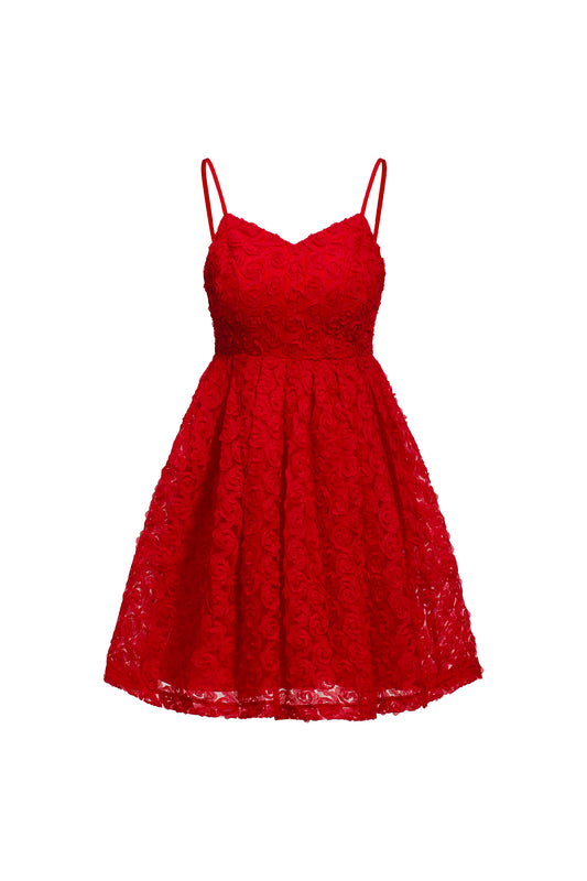 Vestido Ikira Flare com Decote V