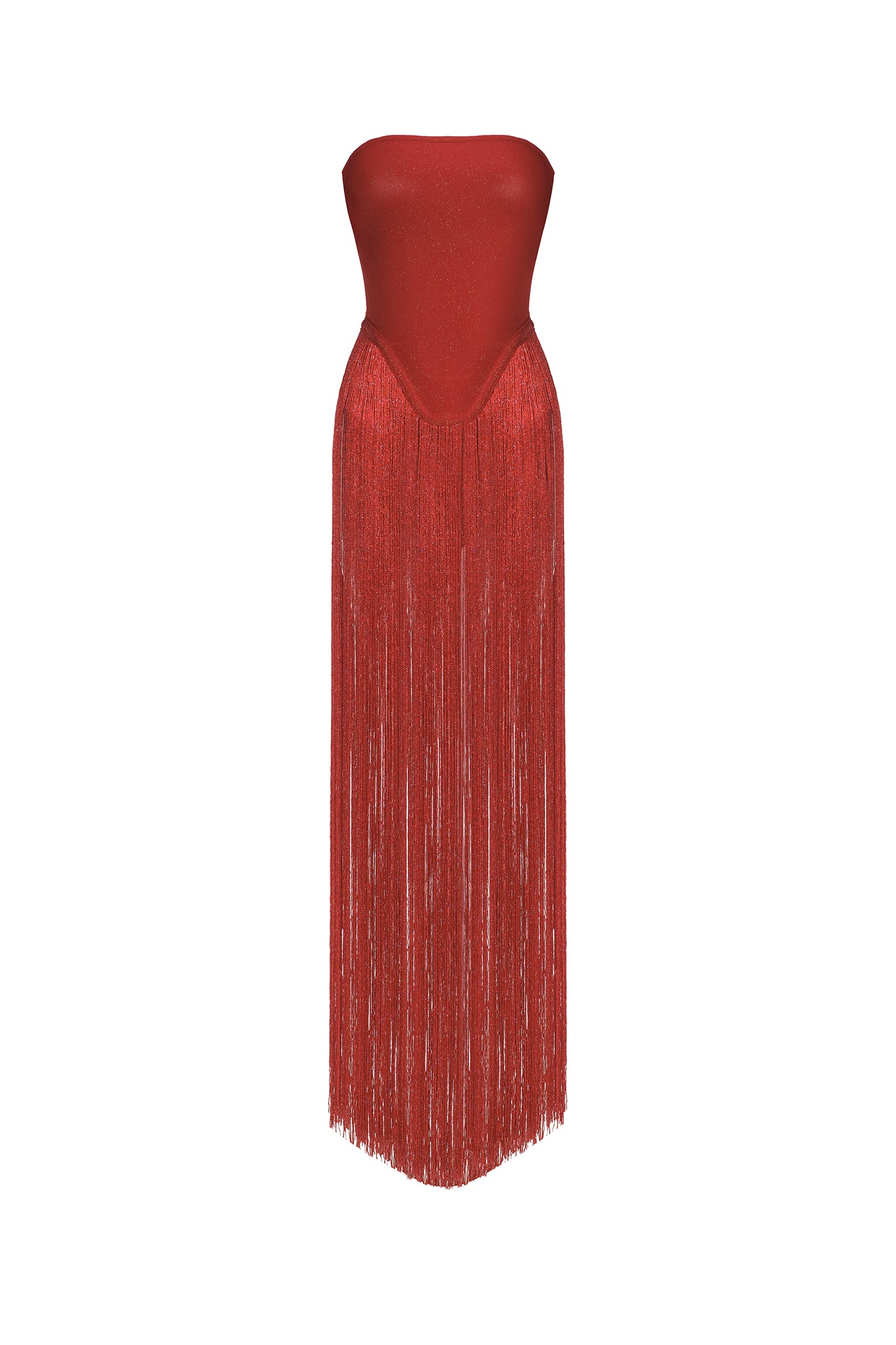Vestido Valentina Frente Única com Franjas