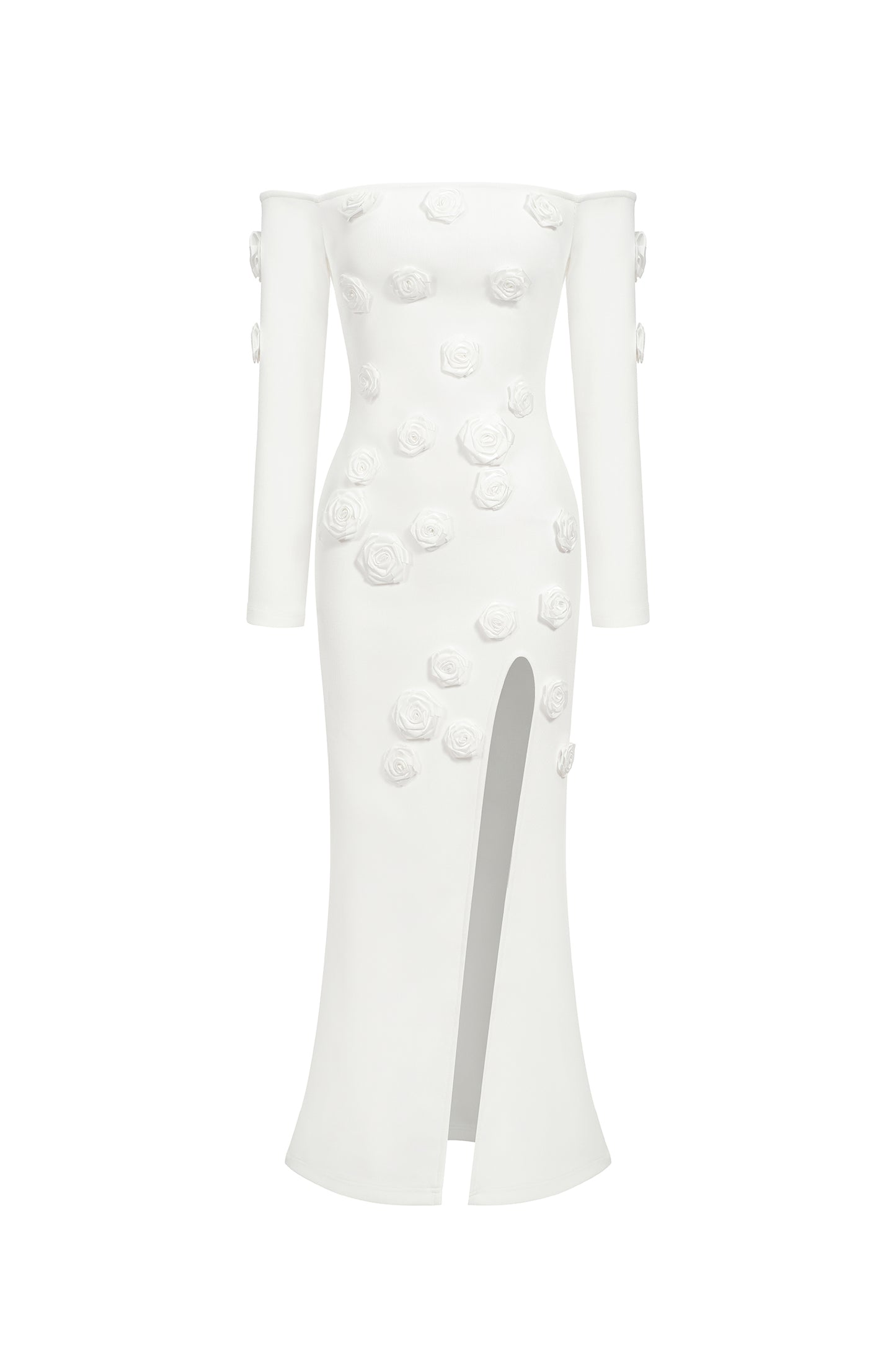 Vestido Maxi Roie Ombro a Ombro em Bandagem