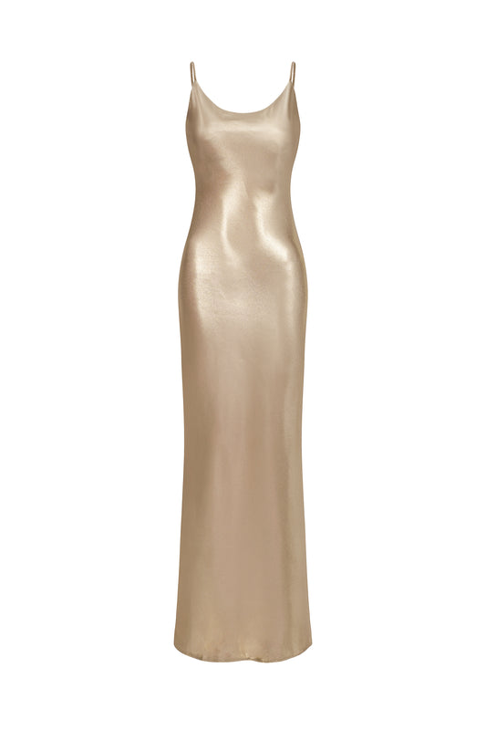 Vestido Maxi Fuffy com Costas Nuas