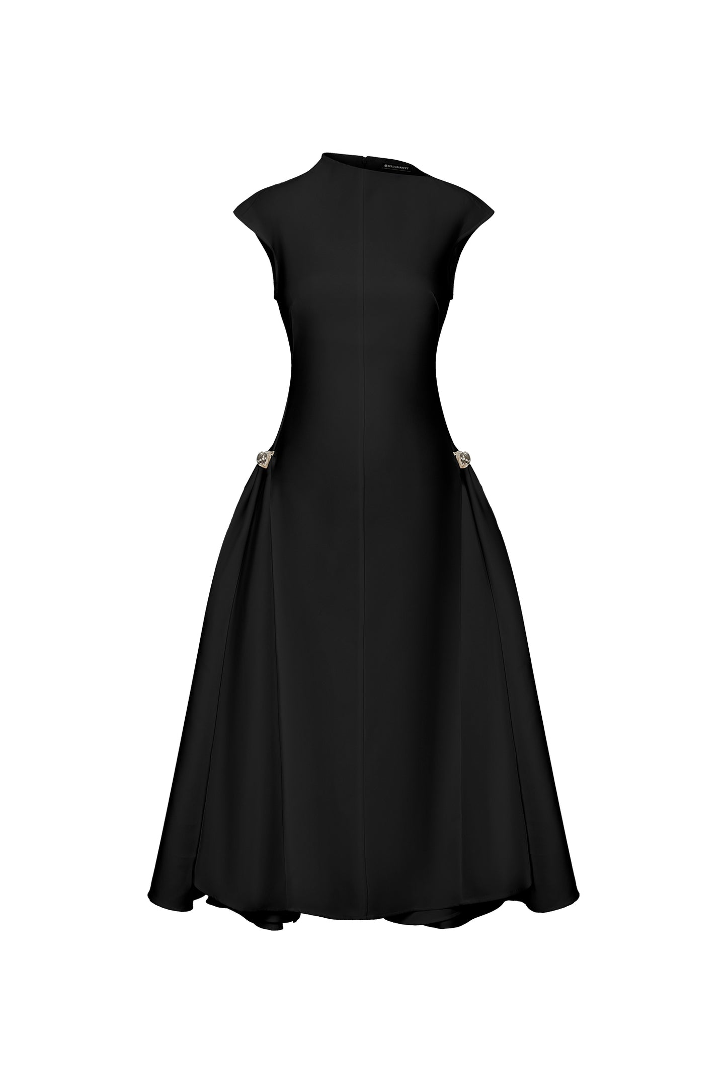 Vestido Maxi Paca com Gargantilha Sem Mangas