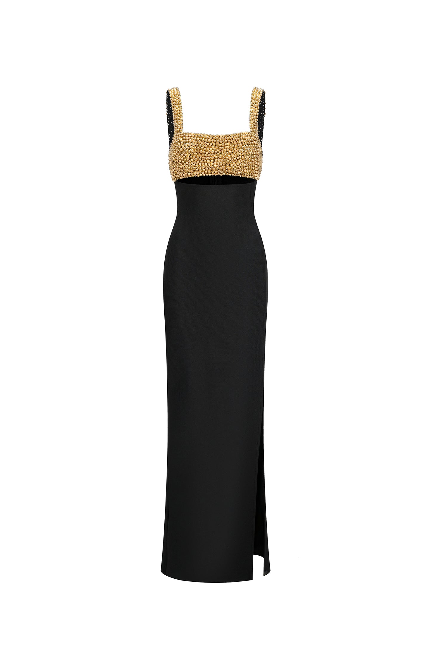 Vestido Maxi Katty Bandage com Fenda Alta