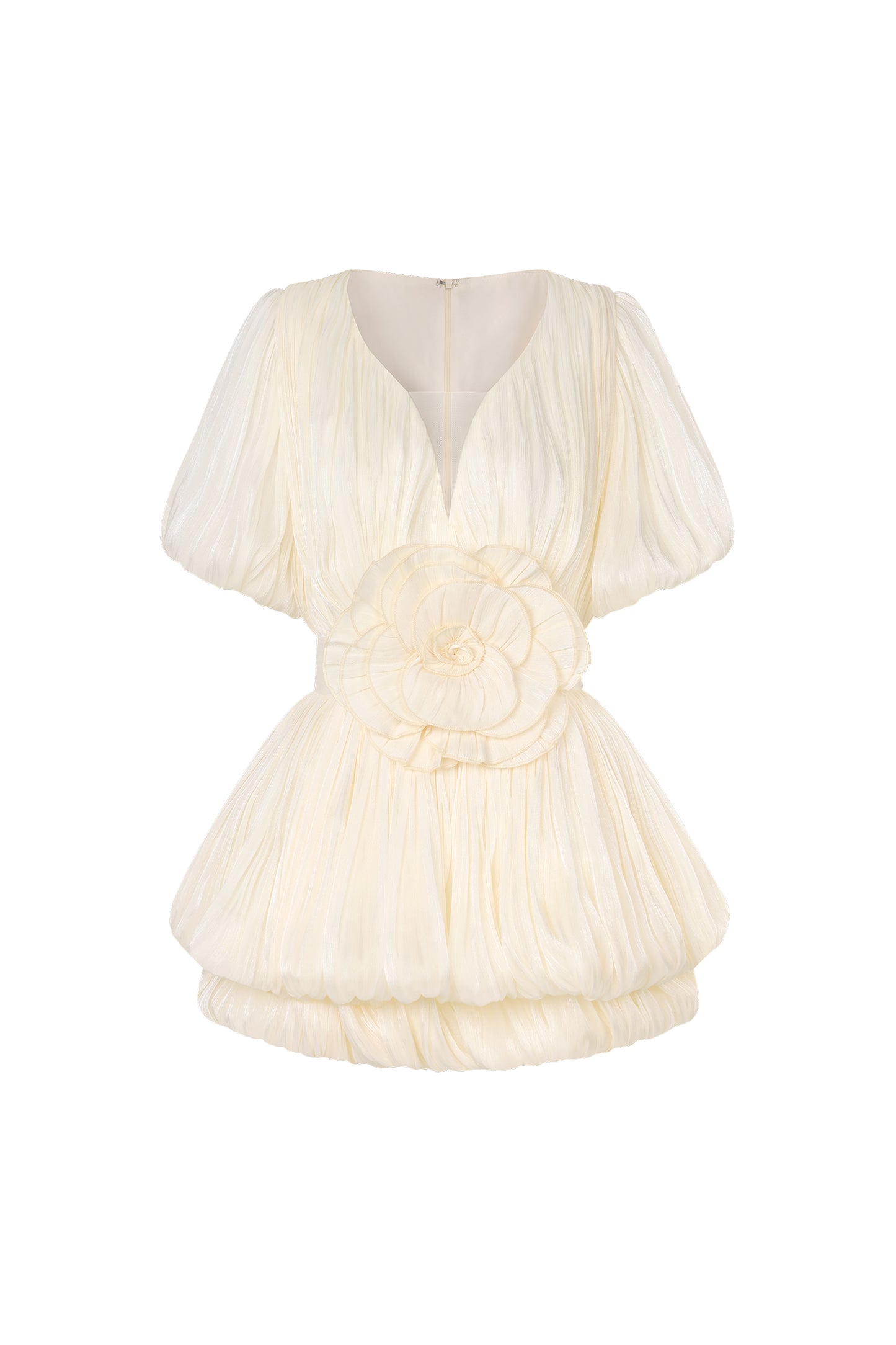 Mini Dress Matalin Decote Profundo com Flores