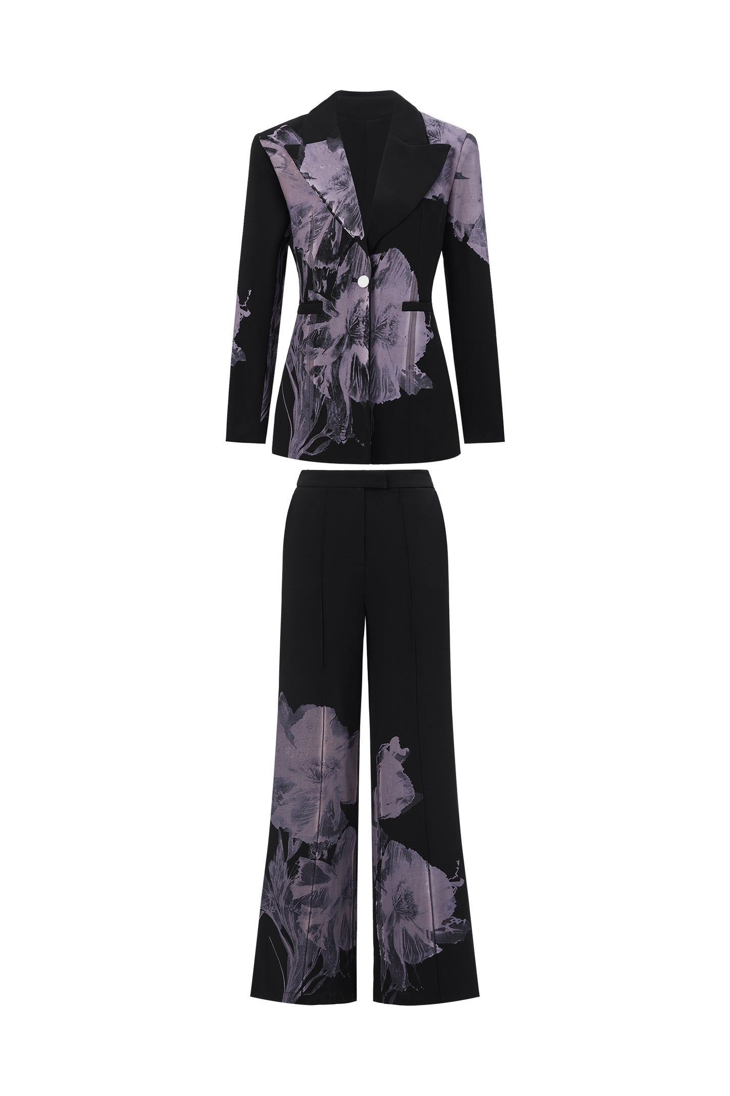 Conjunto Garina com Estampa Floral Assimétrica