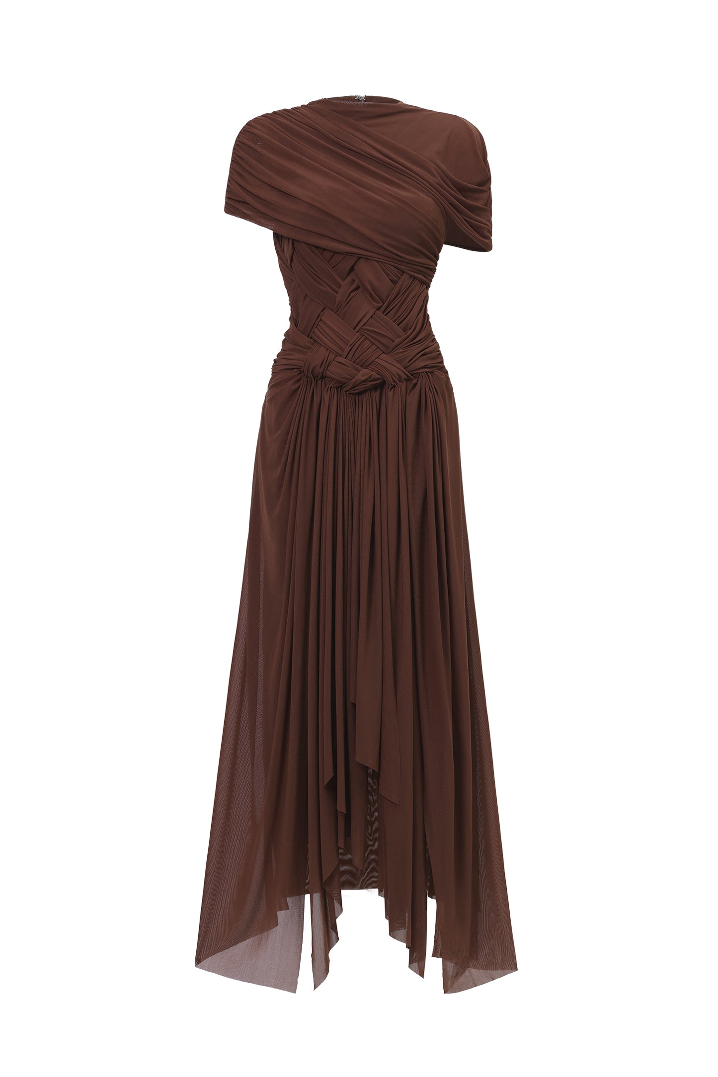 Vestido Maxi Hayden Tule Trançado