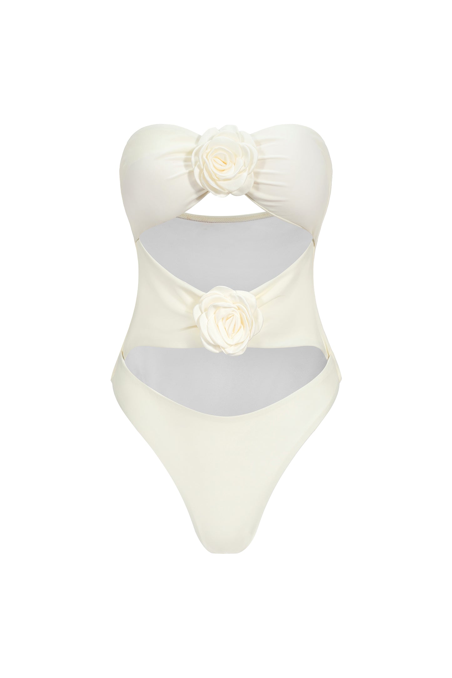 Maiô Pana com Cut-Out Floral