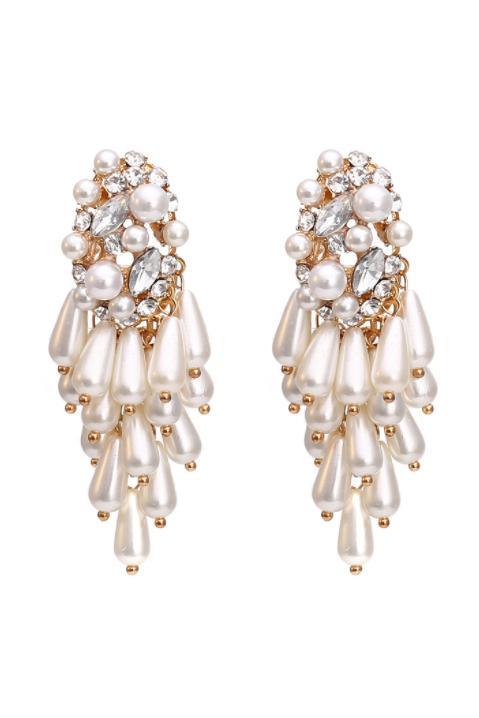 Brincos Ines com Pérolas